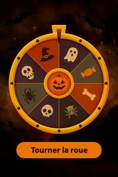 Roue de la fortune halloween