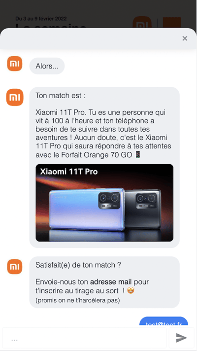 Bot conversationnel
