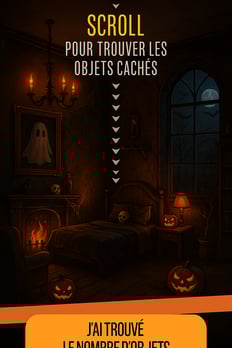 objets cachés halloween