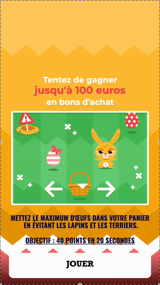 GIF Chasse aux oeufs Cdiscount
