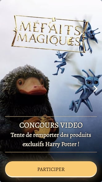 concours vidéo harry potter